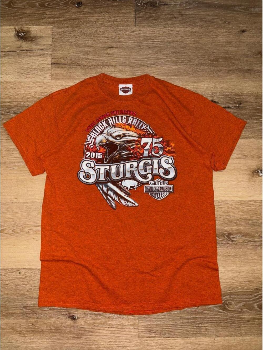 Harley-Davidson 2015 Sturgis Black Hills Rally Double Sided Tee Men’s M